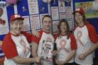 GETTING THE MESSAGE ACROSS: At the Park Centre for Sexual Health are, from left, clinical nurse specialist Val Fletcher-Burnett, staff nurse Billy Clarke, receptionist Julie Clark and staff nurse Annie Cucinella