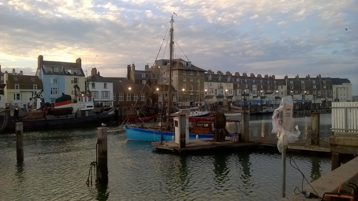 Filming in Weymouth Harbour. Pictures: Catherine Bolado