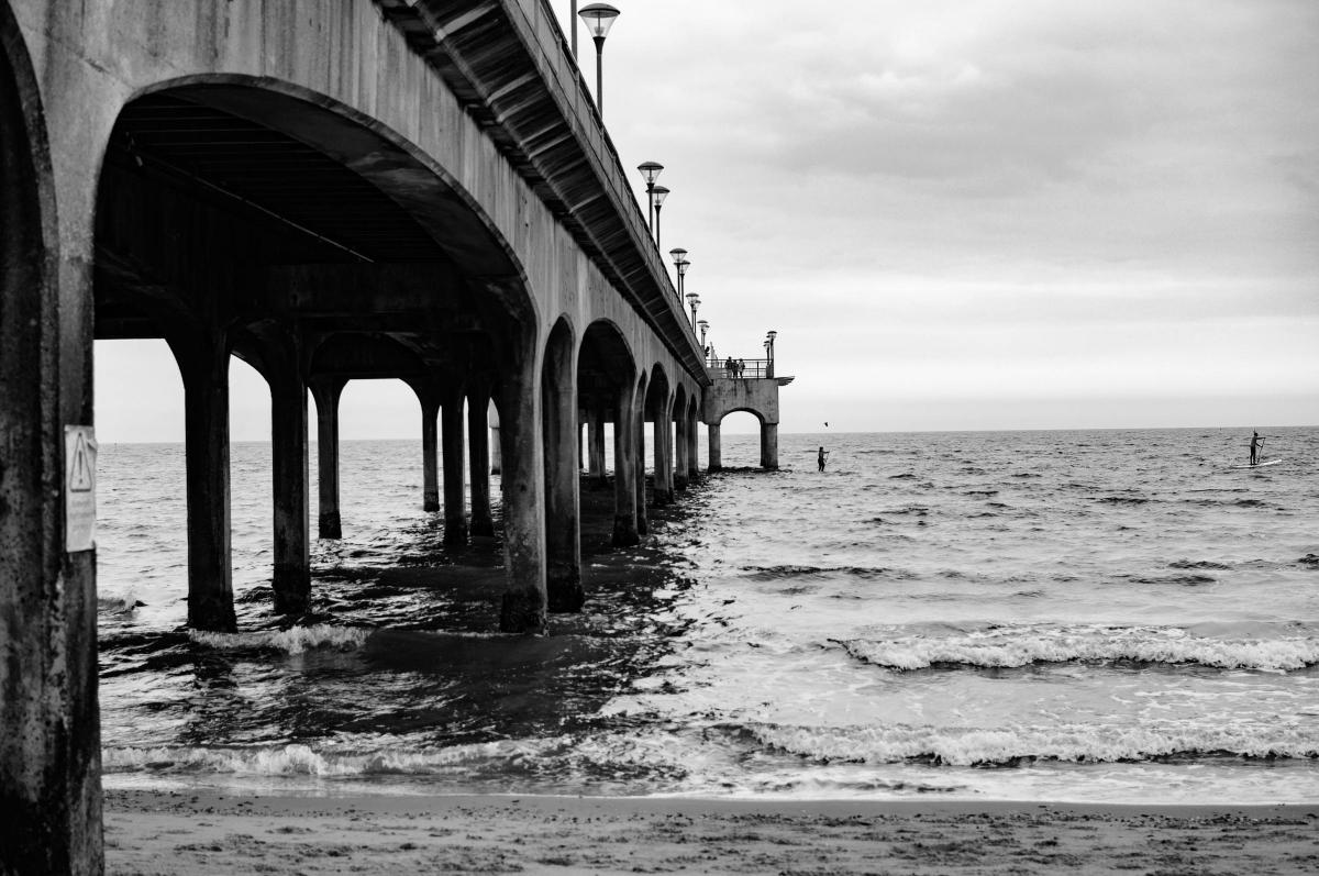 Boscombe Pier by Sian Manning