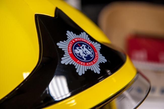 Dorset and Wiltshire Fire and Rescue were called just before 10pm on Monday
