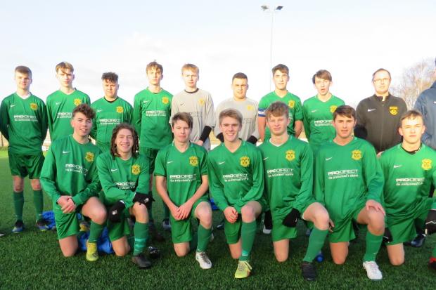 VICTORIOUS: The Dorset under-16s team
